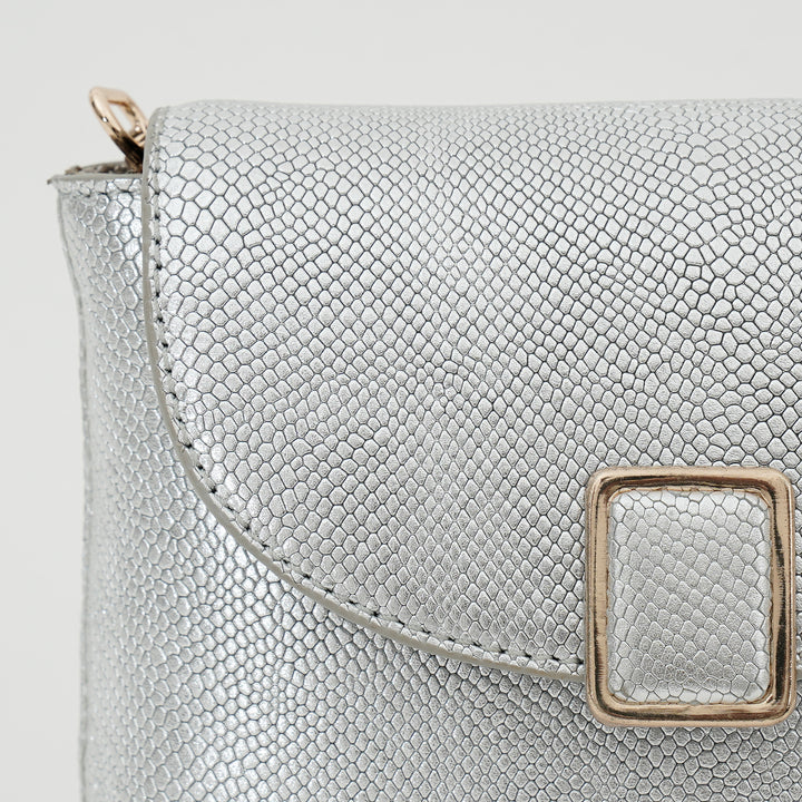 CHLOE SLING BAG SILVER