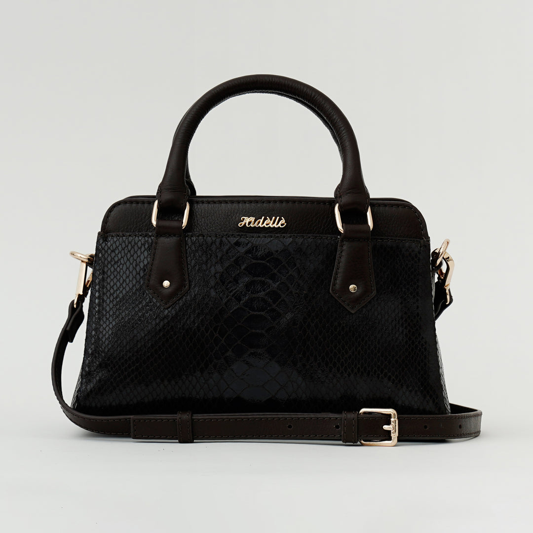 EVELYNE SATCHEL BAG BROWN