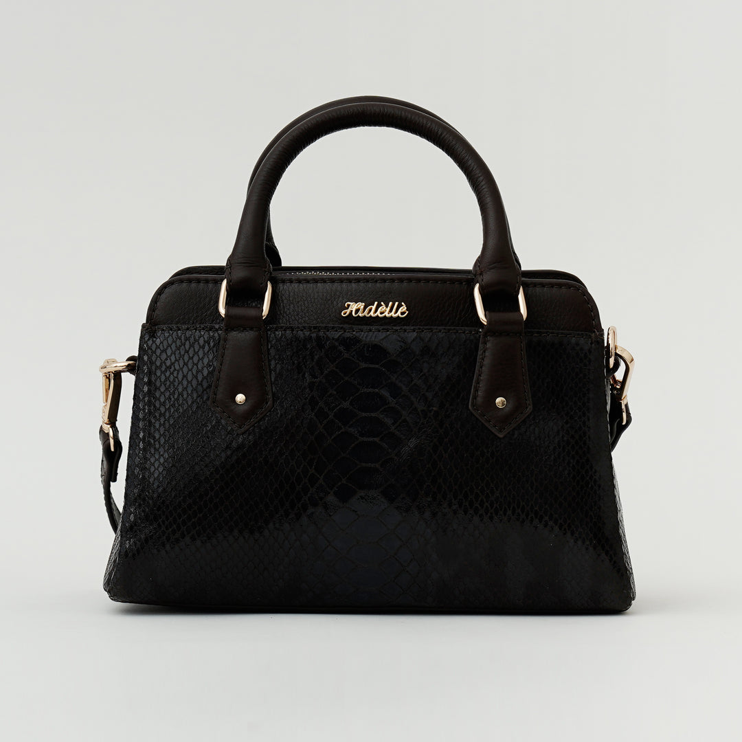 EVELYNE SATCHEL BAG BROWN