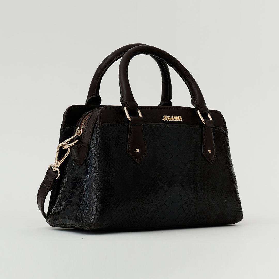 EVELYNE SATCHEL BAG BROWN