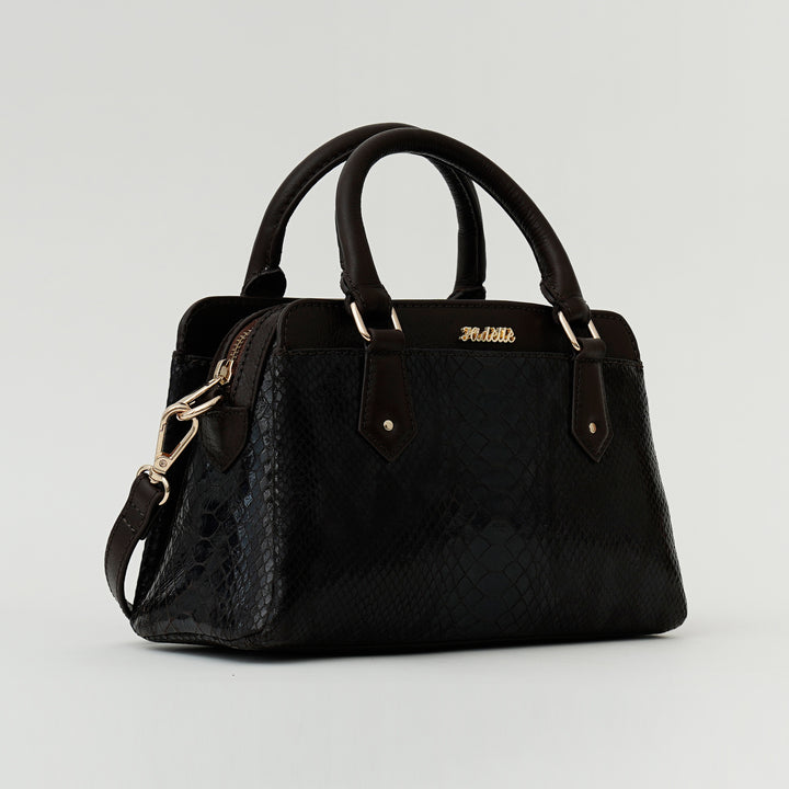 EVELYNE SATCHEL BAG BROWN