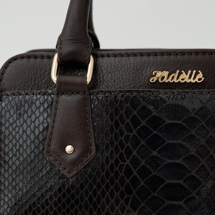 EVELYNE SATCHEL BAG BROWN