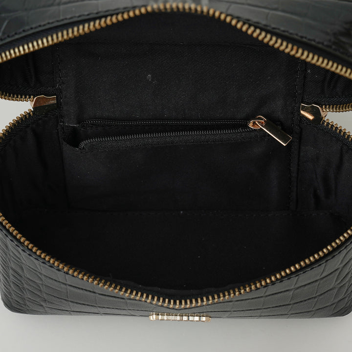 ROSALINE SLING BAG BLACK CROCO