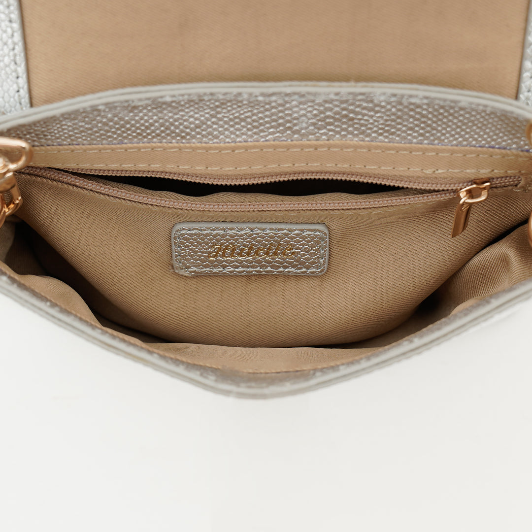 CHLOE SLING BAG SILVER
