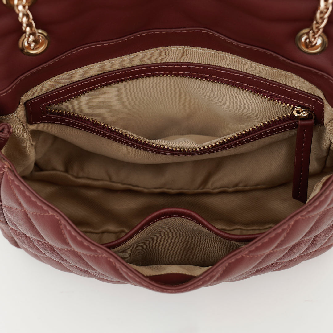 CORALIE SHOULDER BAG BURGUNDY