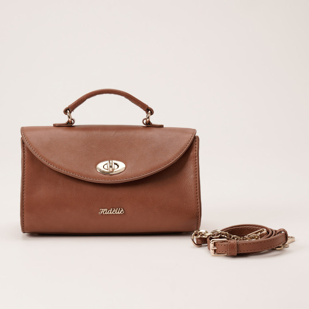 ELISA SHOULDER BAG TAN