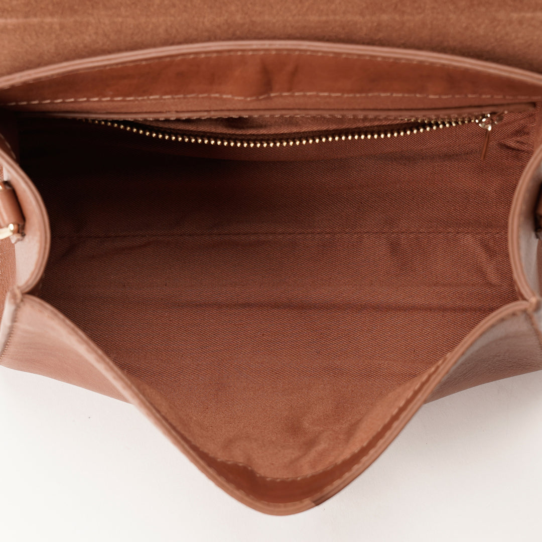 ELISA SHOULDER BAG TAN