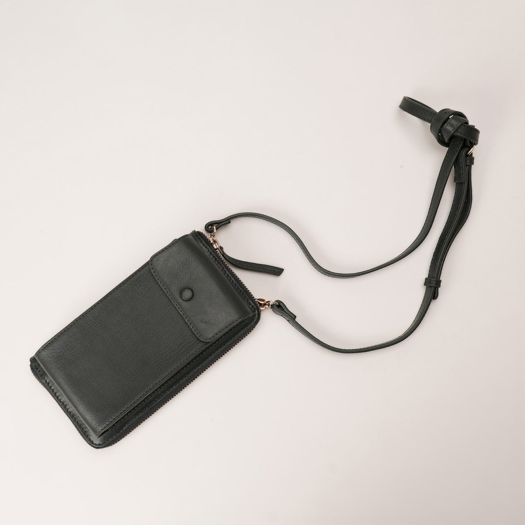 JANICE PHONE + WALLET SLING BAG  OLIVE