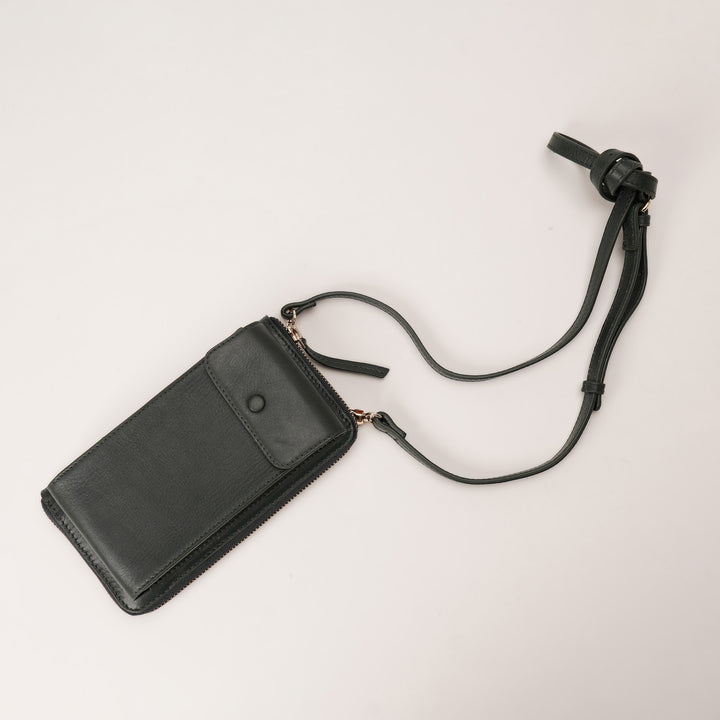 JANICE PHONE + WALLET SLING BAG  OLIVE