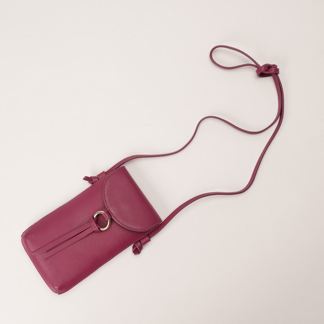 ROSE PHONE SLING BAG PINK