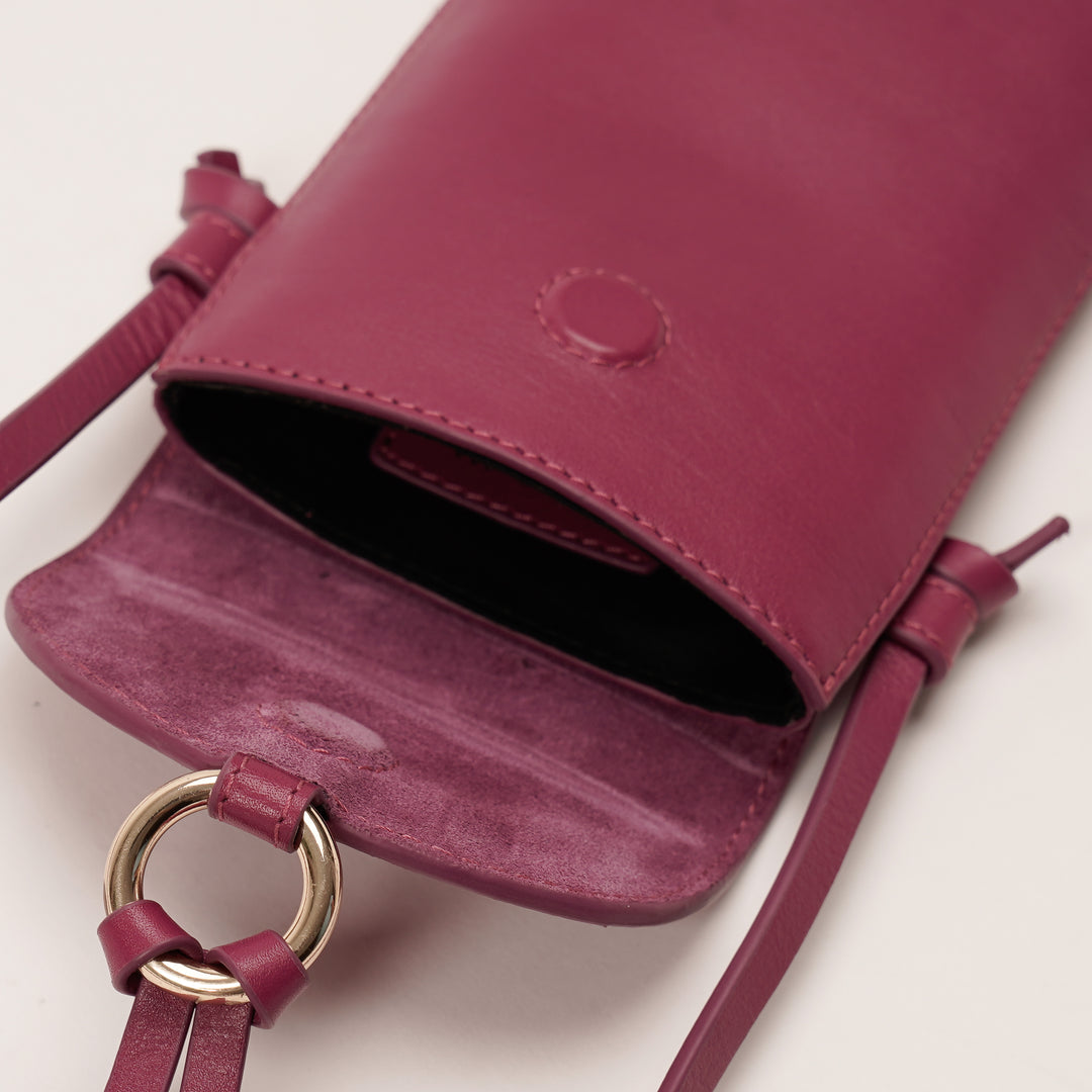 ROSE PHONE SLING BAG PINK