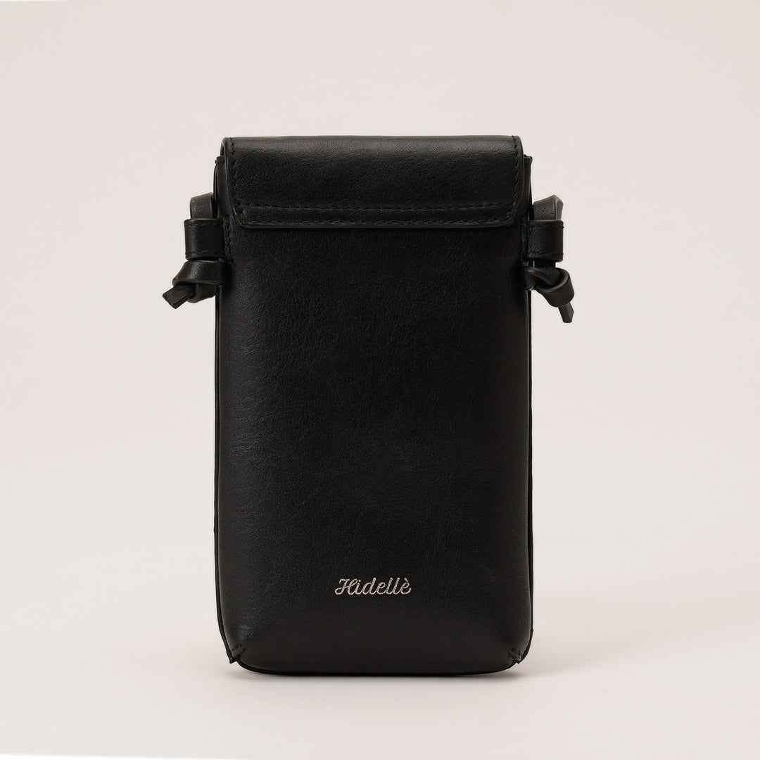 ROSE PHONE SLING BAG BLACK