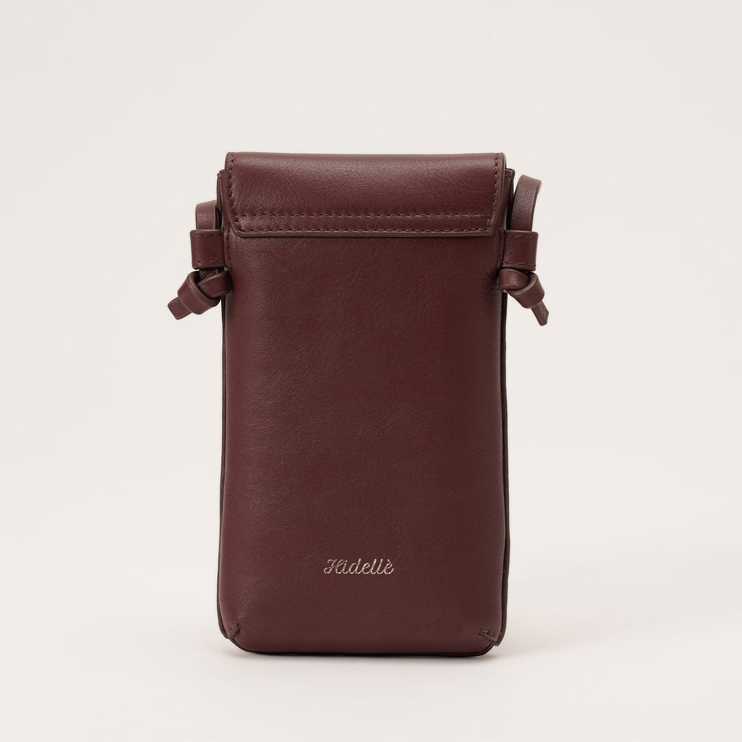 ROSE PHONE SLING BAG BORDEUX
