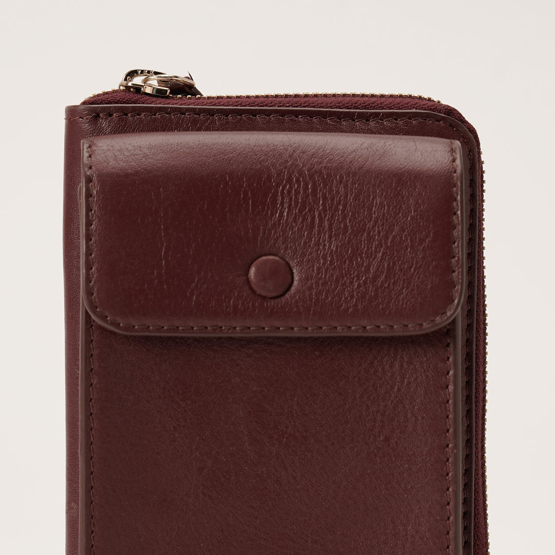 JANICE PHONE + WALLET SLING BAG BORDEUX