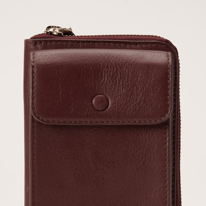 JANICE PHONE + WALLET SLING BAG BORDEUX