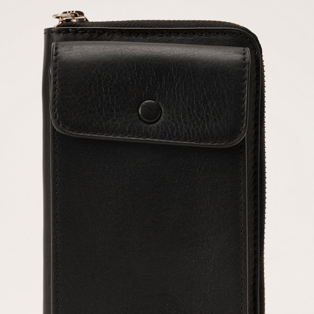 JANICE PHONE + WALLET SLING BAG BLACK