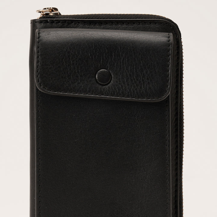 JANICE PHONE + WALLET SLING BAG BLACK