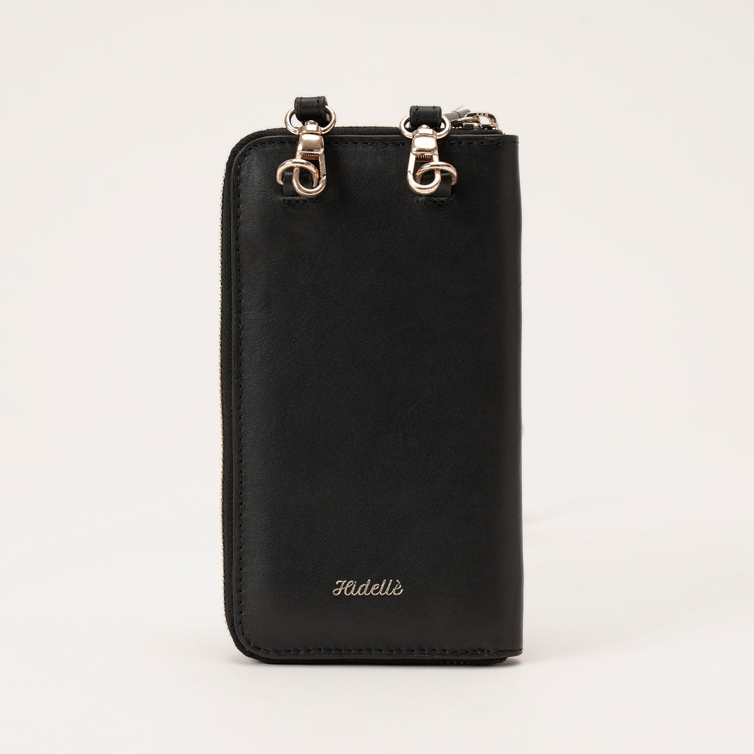JANICE PHONE + WALLET SLING BAG BLACK