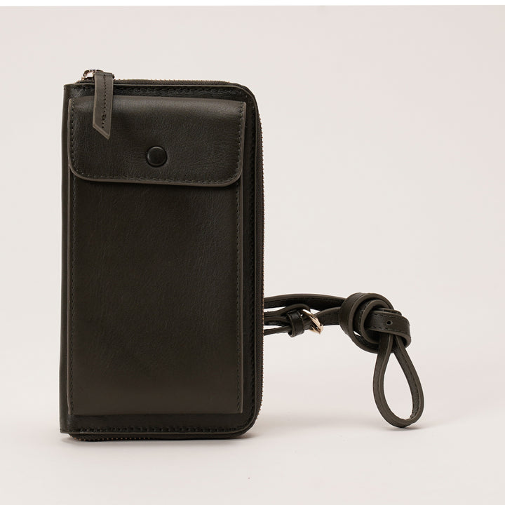 JANICE PHONE + WALLET SLING BAG  OLIVE