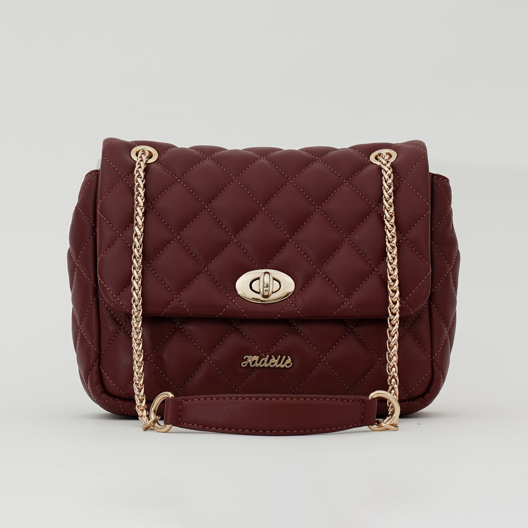 CORALIE SHOULDER BAG BURGUNDY