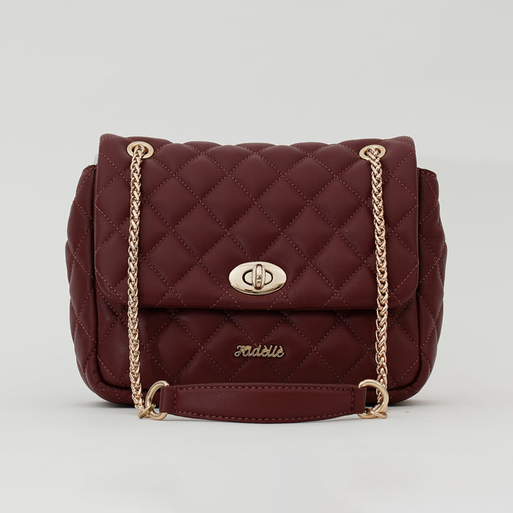 CORALIE SHOULDER BAG BURGUNDY