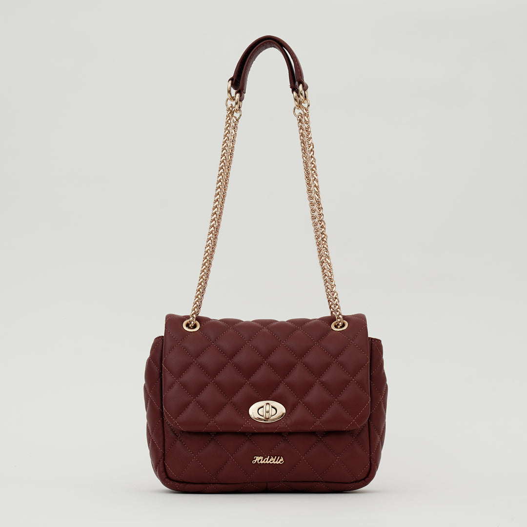 CORALIE SHOULDER BAG BURGUNDY