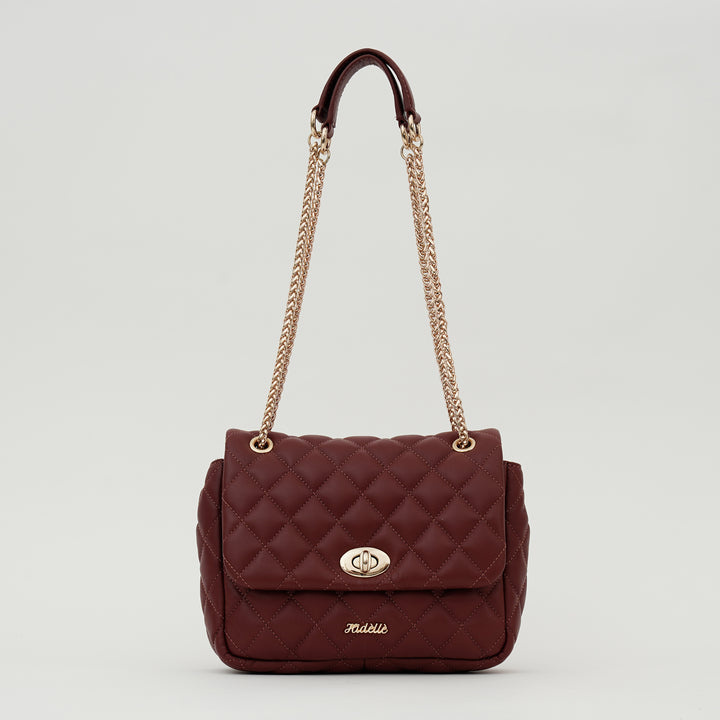 CORALIE SHOULDER BAG BURGUNDY