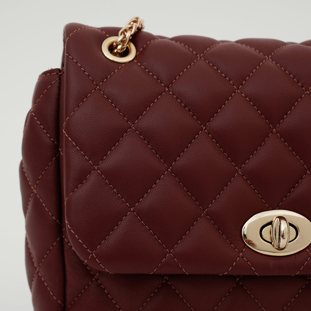 CORALIE SHOULDER BAG BURGUNDY