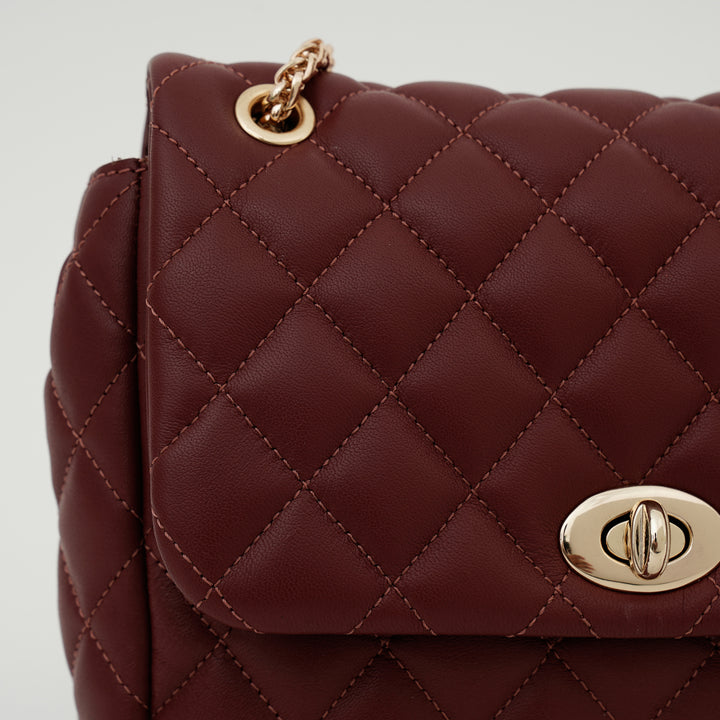 CORALIE SHOULDER BAG BURGUNDY