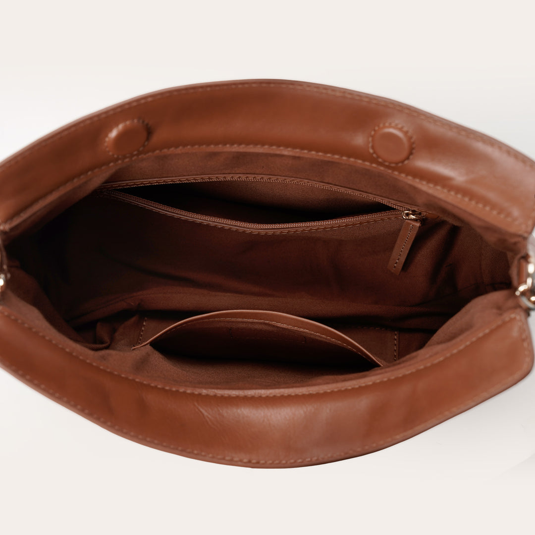 JADE SATCHEL BAG TAN