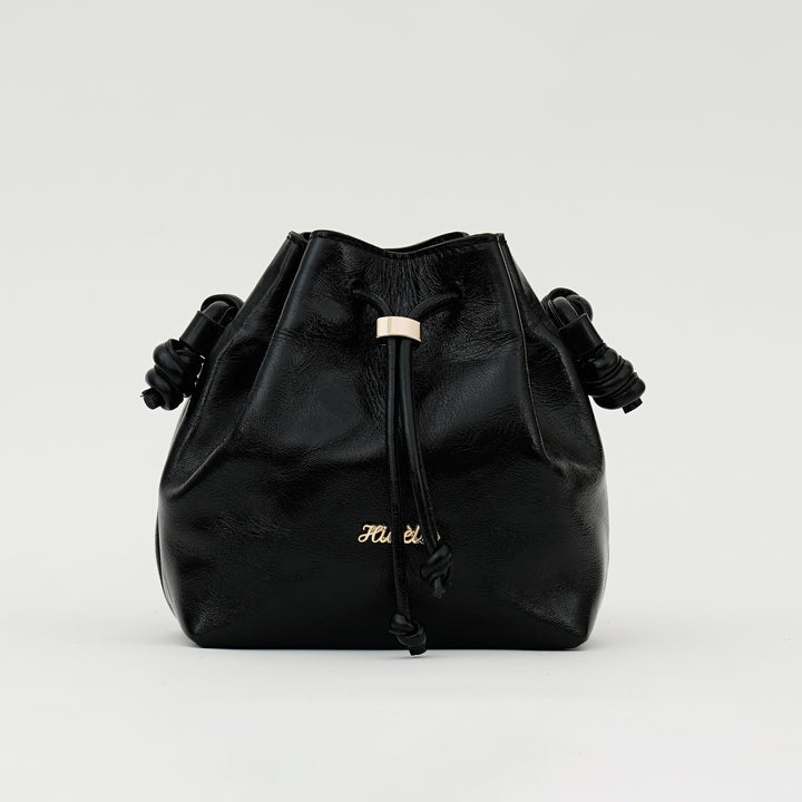 VALENTINE SLING BAG BLACK CROCO
