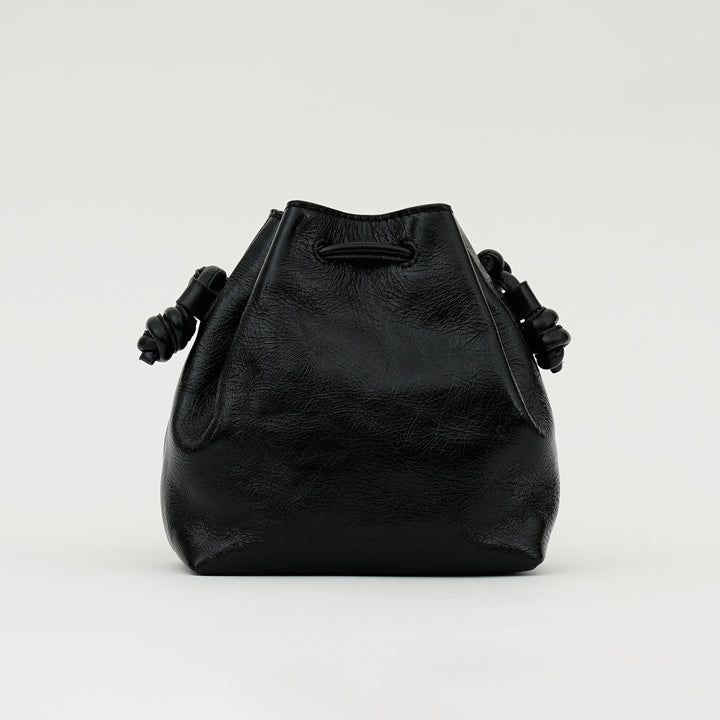 VALENTINE SLING BAG BLACK CROCO