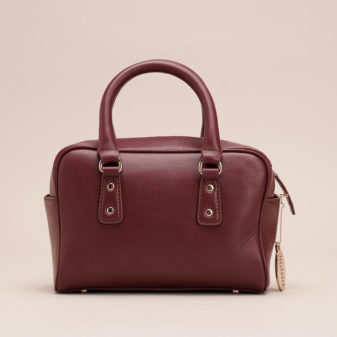 AVRIL SATCHEL BORDEUX