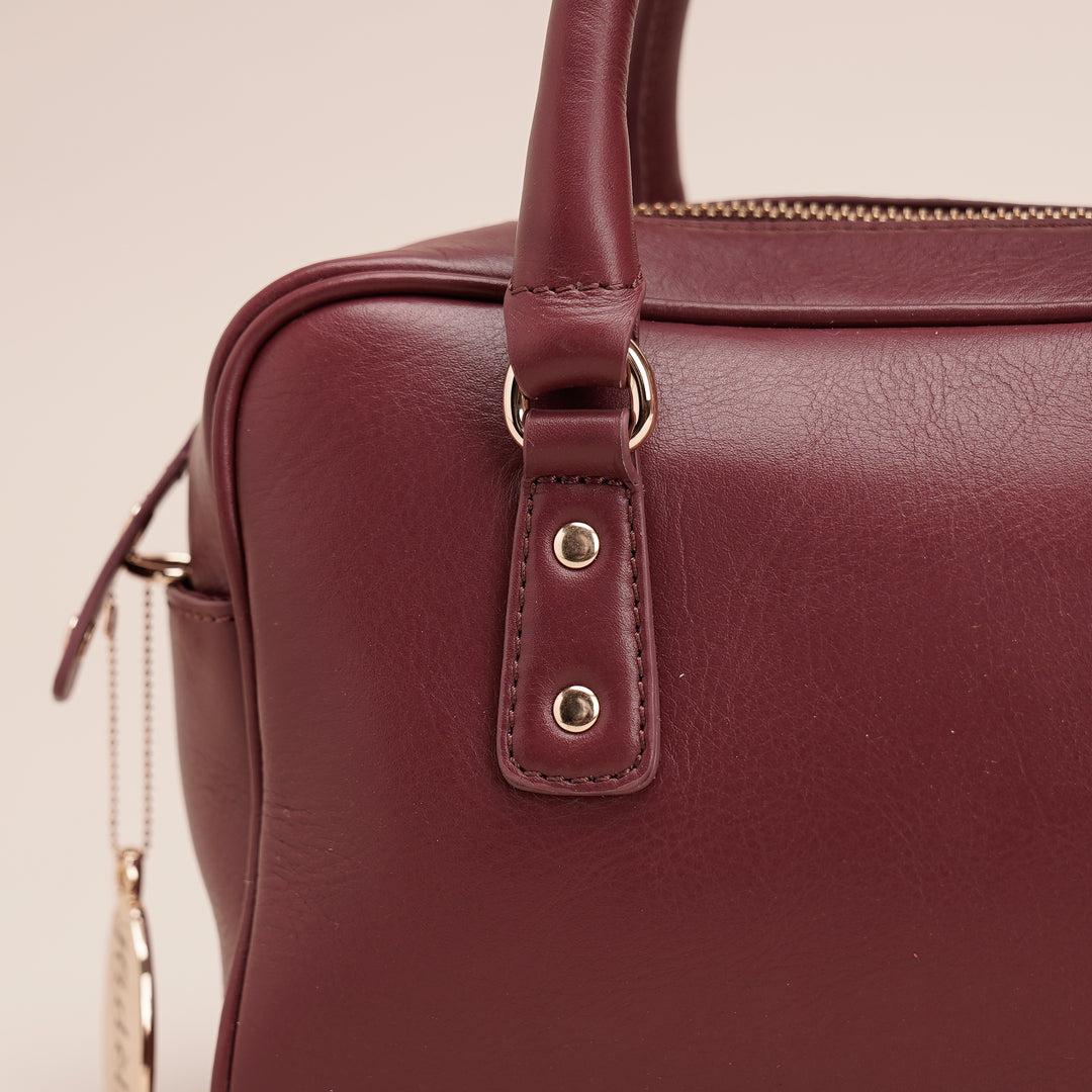 AVRIL SATCHEL BORDEUX