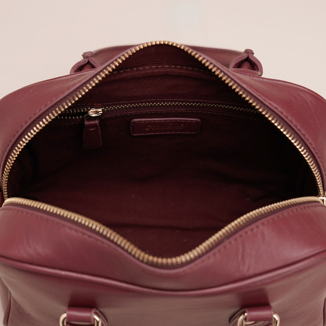 AVRIL SATCHEL BORDEUX