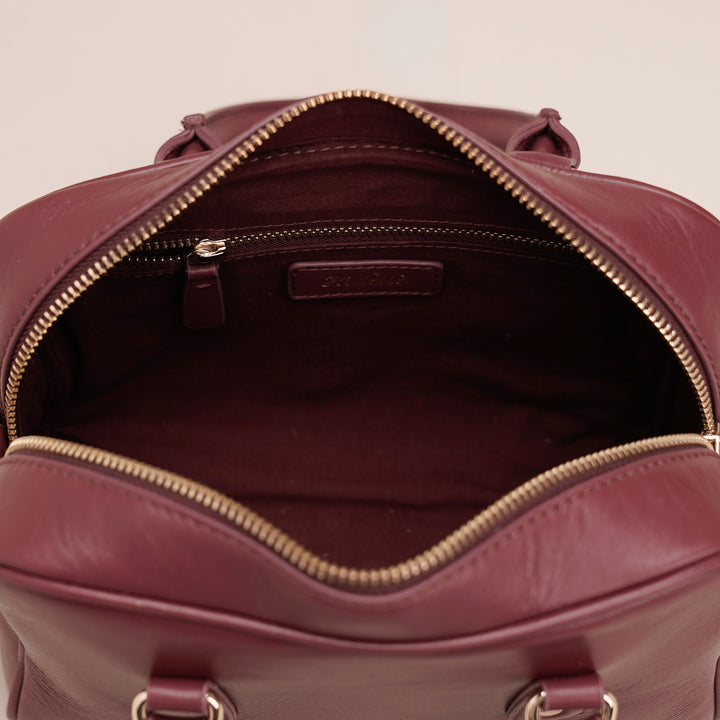 AVRIL SATCHEL BORDEUX