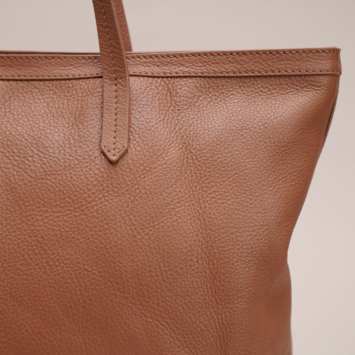 MILEY TOTE COGNAC