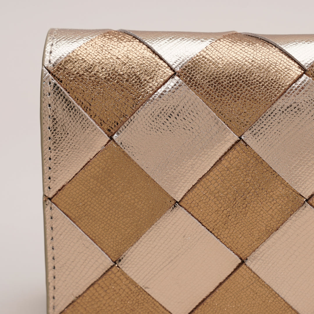 Camille Clutch Large Gold Copper