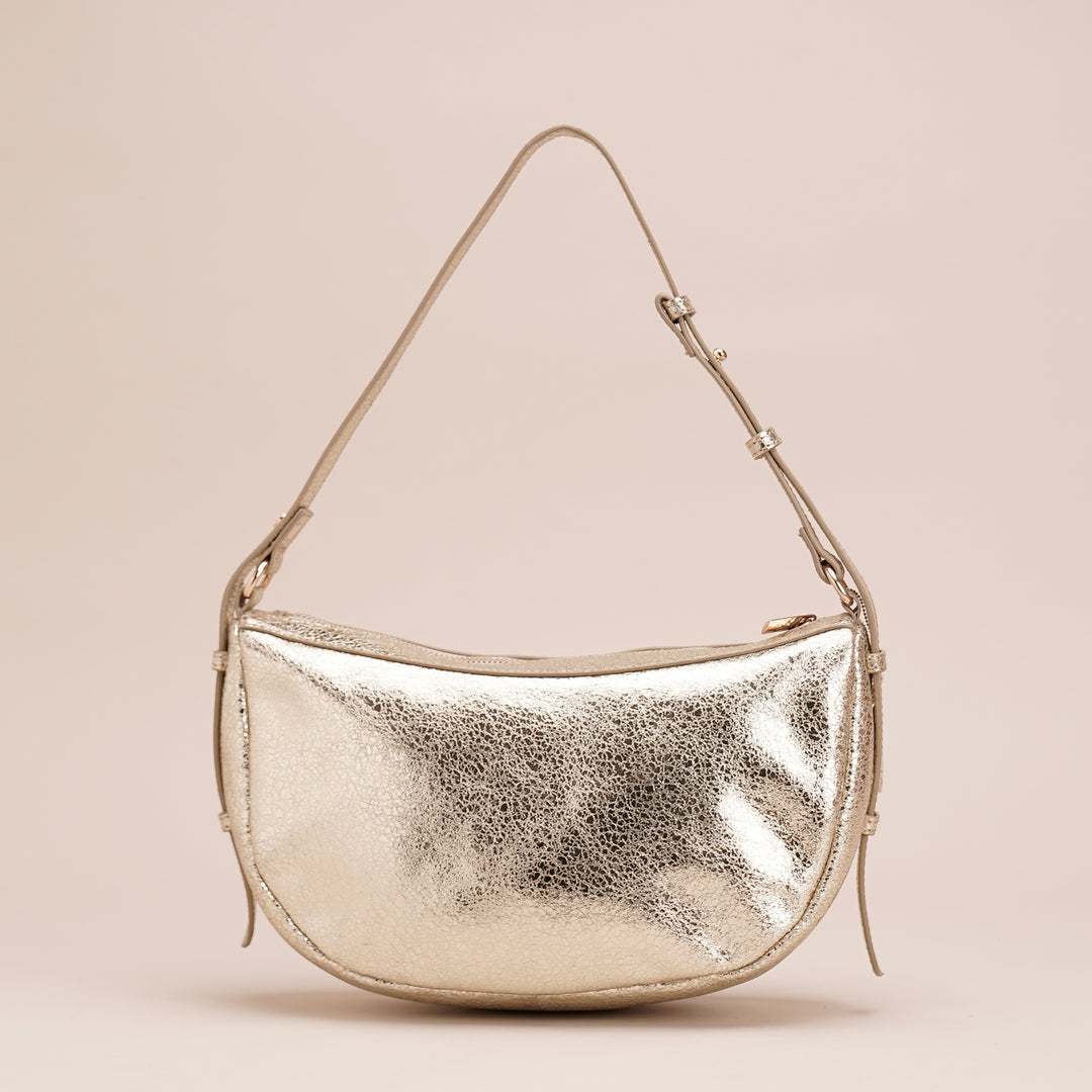 SOLENE SHOULDER BAG GOLD METALLIC