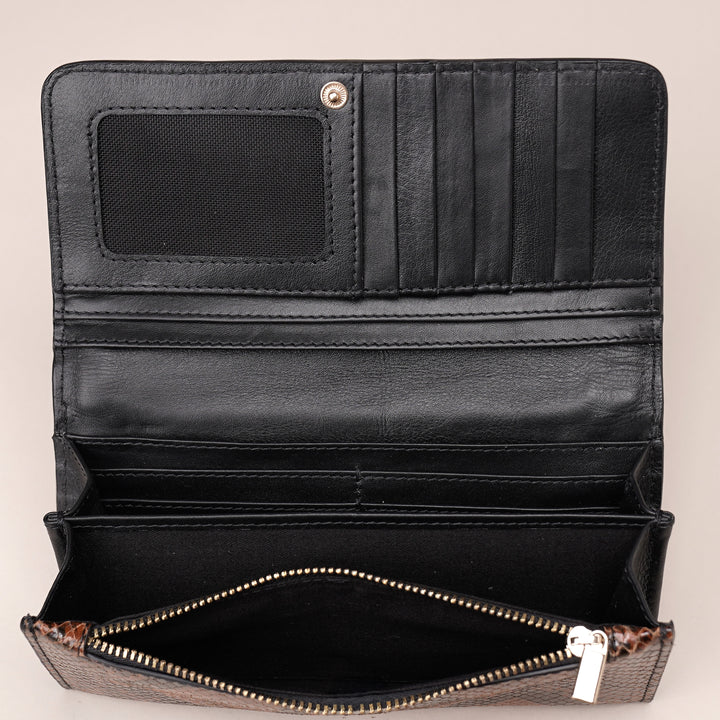 LILOU WALLET BLACK PYTHON