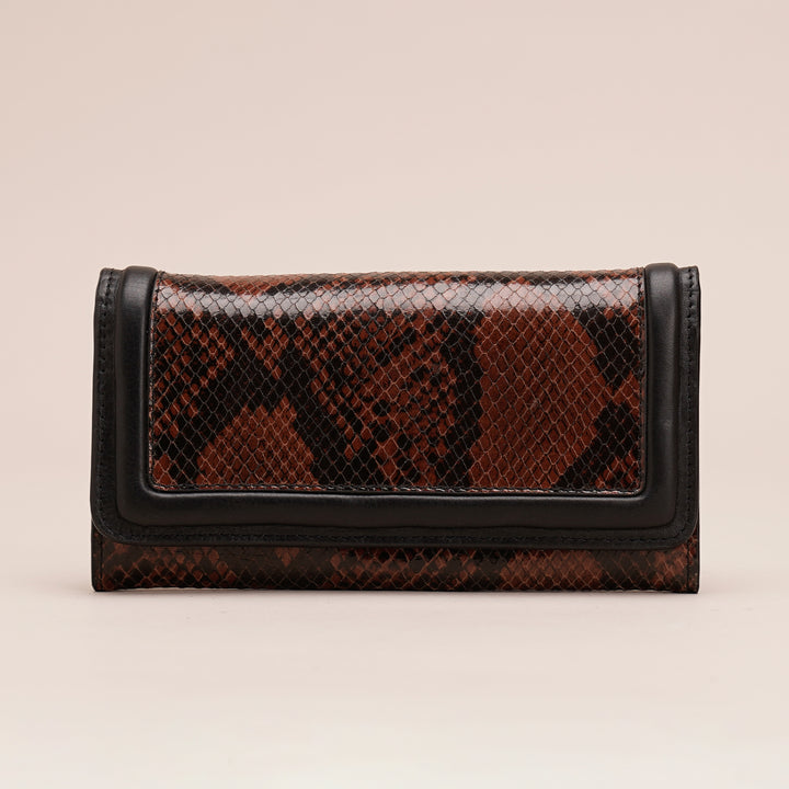 LILOU WALLET BLACK PYTHON