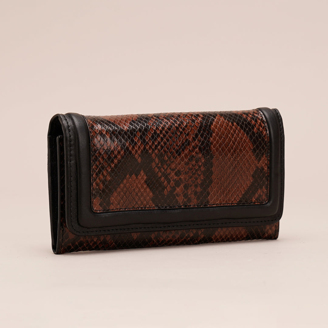 LILOU WALLET BLACK PYTHON