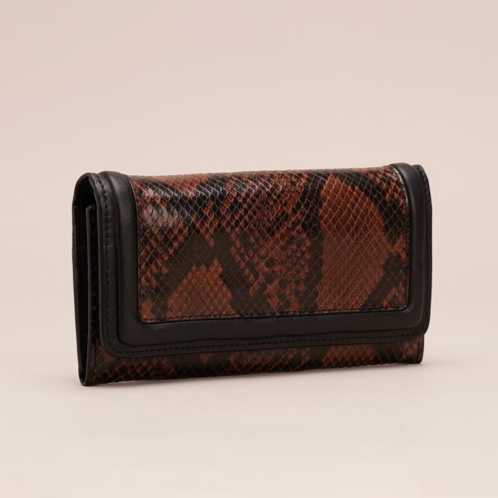 LILOU WALLET BLACK PYTHON
