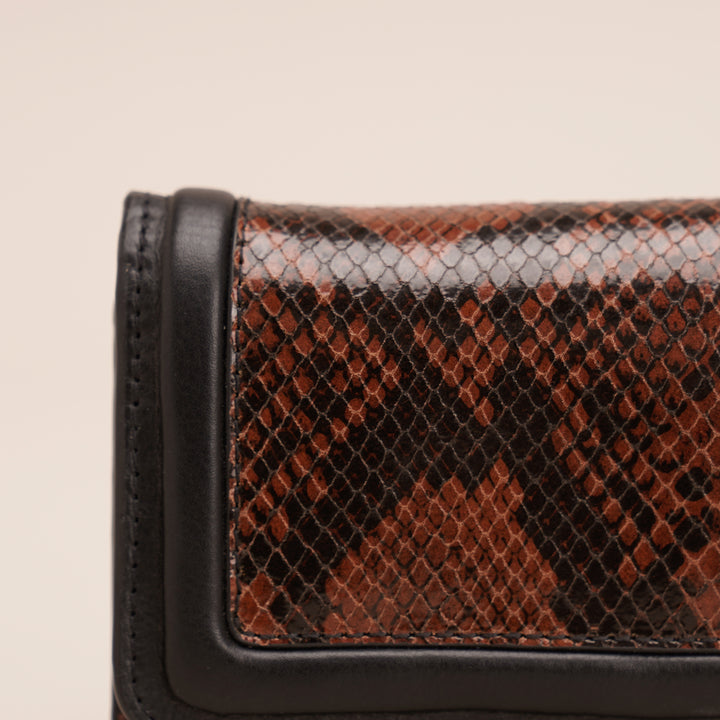 LILOU WALLET BLACK PYTHON
