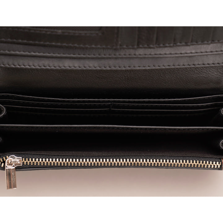 LILOU WALLET BLACK PYTHON