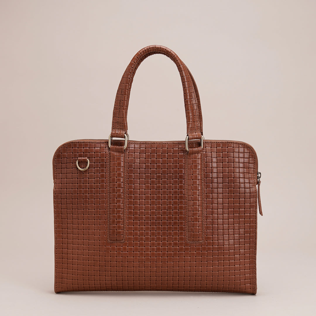 GABRIELLE LAPTOP BAG TAN