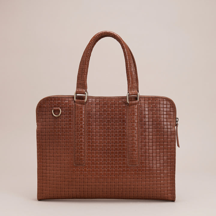 GABRIELLE LAPTOP BAG TAN