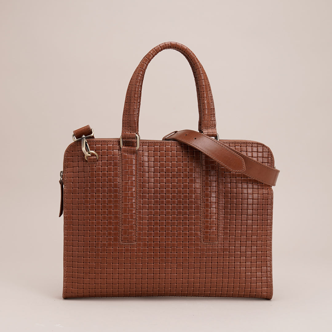 GABRIELLE LAPTOP BAG TAN