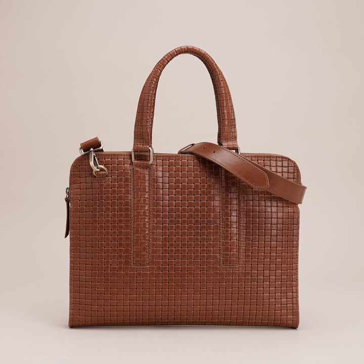GABRIELLE LAPTOP BAG TAN