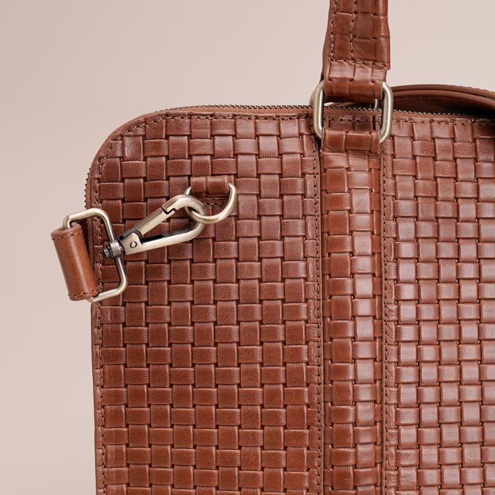 GABRIELLE LAPTOP BAG TAN
